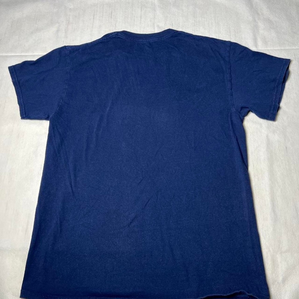 Navy blue Ouray Colorado tee with white deer graphic and trees - Picture 6 of 7